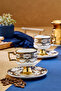 Zerina 2-Person 90 ml Porcelain Coffee Cup Set Ckr4529 - 5