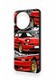 Realme 11 Compatible Red Supra Patterned Silicone Case - 4