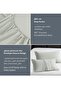Bedding Fitted Sheet 3-Pcs King Size Solid Bed Sheet Set Fits(180x200CM) With Pillowcases And 35 CM Extra Deep Brushed Microfiber Bed Sheet - 6