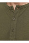 Peak New Season Henley Collar Men's Combed Cotton T-Shirt - 4