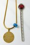 Gold Color Felak, Nas and Nazar Verse Written Spiritual Prayer Design Italian Chain Stainless Steel Necklace - 3