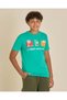 Senior Boys Green Vacation Graphic T-Shirt
