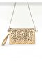 Women's Star Embroidered Chain Strap Portfolio Bag - 2