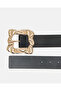 Women Black Dress Belt