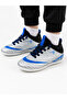 Pradax Children's Turf Football Shoes Silver Blue Ankle Support Non-Slip Sole