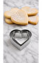 3-Piece Cookie Cutter (Heart Model) - Stainless Steel Cookie Mold - Sugar Dough Shape - 3 Sizes in One Shape - Cookie Cutting Shapes