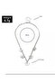 Elegant Butterfly Figured Model Chain Necklace - 2