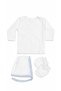 Newborn 5-Piece Cotton Inner and Outer Bodysuit Set Hospital Release Baby Set 0-3 Months - 3