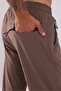 Stretch Textured Men's Straight-Leg Sports Sweatpants with Zipper Pockets - 7