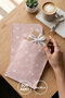 500 Large Size Paper Bags (18X30Cm) with Heart Pattern, Practical, Ready-To-Gift Package, Kraft-White