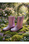 Pink Embroidered Girls' Boots - 2