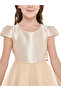 Girls Mesh Insert Layered Festive Ramadan Dress - 5
