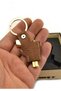 14-Piece Tbn Leather Keychain with Wooden Box (Gold Appearance) - 6