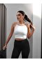 Corset Detailed Capri Leggings Pants - 4