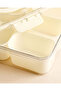 White Rectangle Snacks Serving Tray Set (8 Piece) - 5