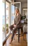 Women's Viscose Leopard Patterned Buttoned Pajama Set |   Stylish and Elegant Model 79-140 - 3