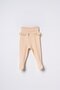 Baby Cotton 2-Piece Ribbed Booties Bottoms - 4
