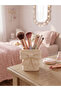 Bowknot Makeup Brush Organizer - Aesthetic Cosmetic Organizer Box - Brush Holder 9X8 cm - 2