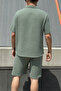 Male, Apash Collar, Summer, 100% Cotton, Muslin Weaving, Top-Down Suit G14-303 - 6