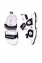 Fish Boys' Double Velcro Black Color Sandals - 8