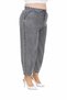 Plus Size High Waist Elastic Waist Lace-Up Tencel Fabric Loose Cut Women's Pants - 4