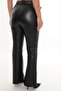 Plus Size Women's Spanish Flare Pants with Leather Belt - 6