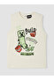 Vizyon New Season Crew Neck Printed Boys' Tank Top