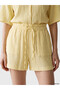 Vizyon New Season Women's Muslin Shorts with Elastic Waist - 3
