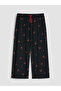 Vizyon New Season Elastic Waist Patterned Women's Capri Pajama Bottoms - 5