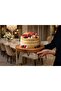 Aanya Homecraft Premium Wood Cake Stand with Black Metal Base, 22.5cm – Handcrafted Compact Dessert & Pastry Display Plate for Tea Time, Celebrations & Gifting, Natural & Black - 4
