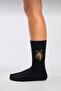 Women's 4-Pack Cotton Teddy Bear Patterned Socks - 2