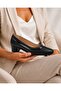 Women's Black Thick Heel Stylish Design Comfortable Fit Mother Evening Dress Shoes