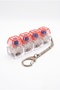 Led Lighted 4-Pack Mechanical Keyboard Switch Keychain Pressure-Illuminated Keycap Keychain Gamer & Fidget Accessory - 3