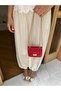 Chain Strap Quilted Detailed Mini Bag Red - 8