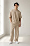 Men's Oversize Basic Short Sleeve T-Shirt and Sweatpants Set Relaxed Fit Casual Two-Piece Set - 3