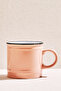 Electrum Ceramic Mug Salmon 250 Cc, Stylish Design
