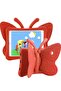 Feitenn 3D Cartoon Butterfly Kid Proof Shockproof Case for iPad 5/6/Pro 9.7/New iPad 2017 (Red)