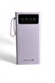 P008 Purple 1000mAh PD Power Bank with Built-in 4 Charging Cables & Torch – Portable Fast Charging, Compact Travel Power Solution for Smartphones & Gadgets