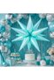 22 Inch Holographic 3D Pole Star Foil Balloon Neon (Color) Party Decoration Helium Compatible 56 cm - 2