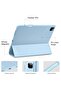 Case for iPad Pro 11 Inch 2021/2020 with Pencil Holder Slim Trifold Stand Smart Protective Cover - 4