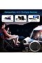 White 4K Mini Projector – Intelligent Portable Projector for Outdoor Camping and Home Use, with Auto Keystone Adjustment - 2