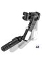 Gimbal Stabilizer Selfie Stick Tripod with Fill Light – 3-Axis Stabilization for iPhone, Cell Phone - 5