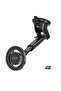 Magnetic Car Phone Holder – Telescopic Design with 360° Rotatable Suction Cup (Black)