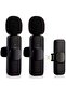 Wireless Microphone for iPhone iPad- Plug-Play Wireless Lavalier Mic with 2 Microphone for Phone Video Recording-