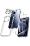 5-in-1 iPhone 15 Pro Max Case Kit - Clear, Not-Yellowing, Military Grade Protection