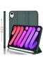 New iPad Mini 6 Case 8.3 Inch (2021, 6th Gen) with Pencil Holder - Trifold Stand Smart Case, Soft TPU Back, Auto Wake/Sleep Function