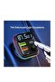 M80 Bluetooth USB 3.0 and Type-C PD Fast Charge FM Transmitter Black - 5