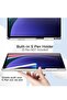 Case for Samsung Galaxy Tab S10 Plus / Tab S9 Plus 12.4-Inch - Soft TPU Tri-Fold Stand - 3