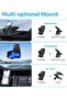 Car Phone Holder, Air Vent Mount, Dashboard Phone Holder Auto Suction Cup for Windshield/Smooth Desktop/Tile Wall - 4