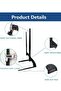 Universal Table Top Tv Stand For Most 36-65 Inch Plasma Lcd Led Flat Or Curved Screen Tvs With Height Adjustment - 5